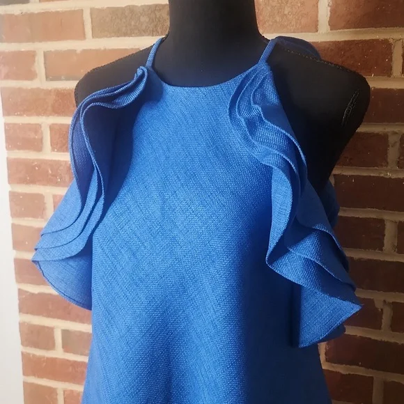 Badgley Mischka halter dress, size 6 - Picture 2 of 7